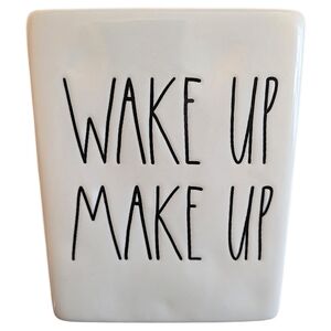 Rae Dunn Artisan Collection By Magenta White Ceramic Makeup Brush Holder